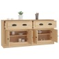 Credenze 2 pz Rovere Sonoma in Legno Multistrato Credenze 2 pz Rovere Sonoma in Legno Multistrato