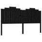 Testiera per Letto Nera 186x4x100 cm in Legno Massello di Pino Testiera per Letto Nera 186x4x100 cm in Legno Massello di Pino