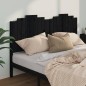 Testiera per Letto Nera 186x4x100 cm in Legno Massello di Pino Testiera per Letto Nera 186x4x100 cm in Legno Massello di Pino
