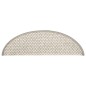 vidaXL Tappeti Adesivi Scale Aspetto Sisal 15 pz 56x17x3 cm Beige vidaXL Tappeti Adesivi Scale Aspetto Sisal 15 pz 56x17x3 cm Beige