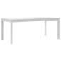 vidaXL Tavolo da Pranzo Bianco 180x90x73 cm in Legno di Pino vidaXL Tavolo da Pranzo Bianco 180x90x73 cm in Legno di Pino