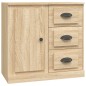 Credenze 3 pz Rovere Sonoma in Legno Multistrato Credenze 3 pz Rovere Sonoma in Legno Multistrato