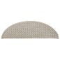 vidaXL Tappeti Autoadesivi Scale Aspetto Sisal 15pz 56x17x3cm Argento vidaXL Tappeti Autoadesivi Scale Aspetto Sisal 15pz 56x17x3cm Argento
