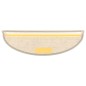 vidaXL Tappeti Autoadesivi Scale Aspetto Sisal 15pz 56x17x3cm Argento vidaXL Tappeti Autoadesivi Scale Aspetto Sisal 15pz 56x17x3cm Argento