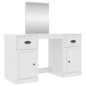 Toeletta con Specchio Bianco 130x50x132,5 cm Toeletta con Specchio Bianco 130x50x132,5 cm