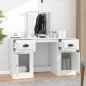 Toeletta con Specchio Bianco 130x50x132,5 cm Toeletta con Specchio Bianco 130x50x132,5 cm