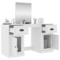 Toeletta con Specchio Bianco 130x50x132,5 cm Toeletta con Specchio Bianco 130x50x132,5 cm