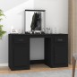 Toeletta con Specchio Nero 130x50x132,5 cm Toeletta con Specchio Nero 130x50x132,5 cm