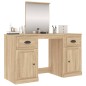 Toeletta con Specchio Rovere Sonoma 130x50x132,5 cm Toeletta con Specchio Rovere Sonoma 130x50x132,5 cm