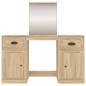 Toeletta con Specchio Rovere Sonoma 130x50x132,5 cm Toeletta con Specchio Rovere Sonoma 130x50x132,5 cm