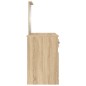 Toeletta con Specchio Rovere Sonoma 130x50x132,5 cm Toeletta con Specchio Rovere Sonoma 130x50x132,5 cm