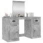 Toeletta con Specchio Grigio Cemento 130x50x132,5 cm Toeletta con Specchio Grigio Cemento 130x50x132,5 cm