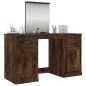 Toeletta con Specchio Rovere Fumo 130x50x132,5 cm Toeletta con Specchio Rovere Fumo 130x50x132,5 cm