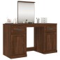 Toeletta con Specchio Rovere Marrone 130x50x132,5 cm Toeletta con Specchio Rovere Marrone 130x50x132,5 cm