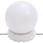 Toeletta con LED Nero 130x50x132,5 cm Toeletta con LED Nero 130x50x132,5 cm