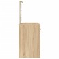 Toeletta con LED Rovere Sonoma 130x50x132,5 cm Toeletta con LED Rovere Sonoma 130x50x132,5 cm