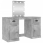 Toeletta con LED Grigio Cemento 130x50x132,5 cm Toeletta con LED Grigio Cemento 130x50x132,5 cm