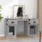 Toeletta con LED Grigio Sonoma 130x50x132,5 cm Toeletta con LED Grigio Sonoma 130x50x132,5 cm