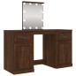 Toeletta con LED Rovere Marrone 130x50x132,5 cm Toeletta con LED Rovere Marrone 130x50x132,5 cm