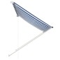 Tenda da Sole Retrattile 200x150 cm Blu e Bianco Tenda da Sole Retrattile 200x150 cm Blu e Bianco