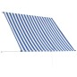 Tenda da Sole Retrattile 200x150 cm Blu e Bianco Tenda da Sole Retrattile 200x150 cm Blu e Bianco