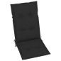 Sedie da Giardino Reclinabili 4 pz con Cuscini Massello Acacia Sedie da Giardino Reclinabili 4 pz con Cuscini Massello Acacia
