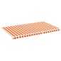 Tessuto di Ricambio per Tenda da Sole Giallo e Arancio 6x3,5 m Tessuto di Ricambio per Tenda da Sole Giallo e Arancio 6x3,5 m