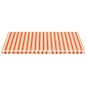 Tessuto di Ricambio per Tenda da Sole Giallo e Arancio 6x3,5 m Tessuto di Ricambio per Tenda da Sole Giallo e Arancio 6x3,5 m