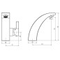 SCHÜTTE Miscelatore per Lavabo PANAMA Cromato SCHÜTTE Miscelatore per Lavabo PANAMA Cromato