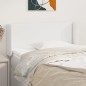 Testiera ad Orecchio Bianca 93x16x78/88 cm in Similpelle Testiera ad Orecchio Bianca 93x16x78/88 cm in Similpelle