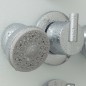 SCHÜTTE Pannello Doccia Vetro MiscelatoreTermostatico LANZAROTE Bianco SCHÜTTE Pannello Doccia Vetro MiscelatoreTermostatico LANZAROTE Bianco