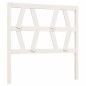 Testiera per Letto Bianca 96x4x100 cm in Legno Massello di Pino Testiera per Letto Bianca 96x4x100 cm in Legno Massello di Pino