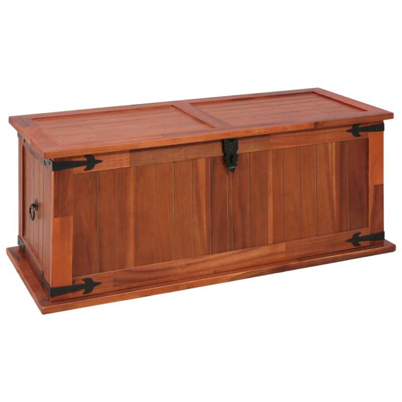 vidaXL Cassapanca 90x45x40 cm in Legno Massello di Acacia vidaXL Cassapanca 90x45x40 cm in Legno Massello di Acacia