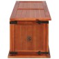 vidaXL Cassapanca 90x45x40 cm in Legno Massello di Acacia vidaXL Cassapanca 90x45x40 cm in Legno Massello di Acacia
