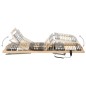 vidaXL Letto con Telaio a Doghe Elettrico 42 Doghe 7 Zone 90x200 cm vidaXL Letto con Telaio a Doghe Elettrico 42 Doghe 7 Zone 90x200 cm
