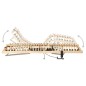 Letto con Telaio a Doghe Elettrico 28 Doghe 7 Zone 90x200 cm Letto con Telaio a Doghe Elettrico 28 Doghe 7 Zone 90x200 cm