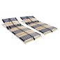 Reti a Doghe 2 pz 7 Zone con 42 Doghe in Legno 80x200 cm Reti a Doghe 2 pz 7 Zone con 42 Doghe in Legno 80x200 cm