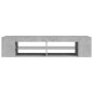 Mobile Porta TV con Luci LED Grigio Cemento 135x39x30 cm Mobile Porta TV con Luci LED Grigio Cemento 135x39x30 cm