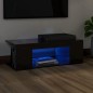 Mobile Porta TV con Luci LED Nero Lucido 90x39x30 cm Mobile Porta TV con Luci LED Nero Lucido 90x39x30 cm