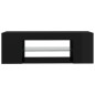 Mobile Porta TV con Luci LED Nero Lucido 90x39x30 cm Mobile Porta TV con Luci LED Nero Lucido 90x39x30 cm