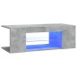 Mobile Porta TV con Luci LED Grigio Cemento 90x39x30 cm Mobile Porta TV con Luci LED Grigio Cemento 90x39x30 cm