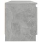 vidaXL Mobile Porta TV con Luci LED Grigio Cemento 120x30x35,5 cm vidaXL Mobile Porta TV con Luci LED Grigio Cemento 120x30x35,5 cm