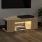 Mobile Porta TV con Luci LED Rovere Sonoma 90x39x30 cm Mobile Porta TV con Luci LED Rovere Sonoma 90x39x30 cm