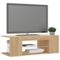 Mobile Porta TV con Luci LED Rovere Sonoma 90x39x30 cm Mobile Porta TV con Luci LED Rovere Sonoma 90x39x30 cm