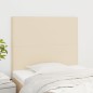 Testiera 2 pz Crema 80x5x78/88 cm in Tessuto Testiera 2 pz Crema 80x5x78/88 cm in Tessuto