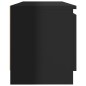 Mobile Porta TV con Luci LED Nero Lucido 120x30x35,5 cm Mobile Porta TV con Luci LED Nero Lucido 120x30x35,5 cm
