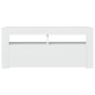 Mobile Porta TV con Luci LED Bianco 90x35x40 cm Mobile Porta TV con Luci LED Bianco 90x35x40 cm