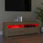 Mobile Porta TV con Luci LED Rovere Sonoma 120x35x40 cm Mobile Porta TV con Luci LED Rovere Sonoma 120x35x40 cm