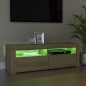 Mobile Porta TV con Luci LED Rovere Sonoma 120x35x40 cm Mobile Porta TV con Luci LED Rovere Sonoma 120x35x40 cm