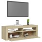 Mobile Porta TV con Luci LED Rovere Sonoma 120x35x40 cm Mobile Porta TV con Luci LED Rovere Sonoma 120x35x40 cm